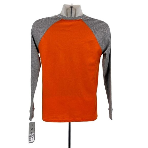 NWT NFL Denver Broncos Orange Gray Logo Shirt Boys Large - Picture 3 of 8